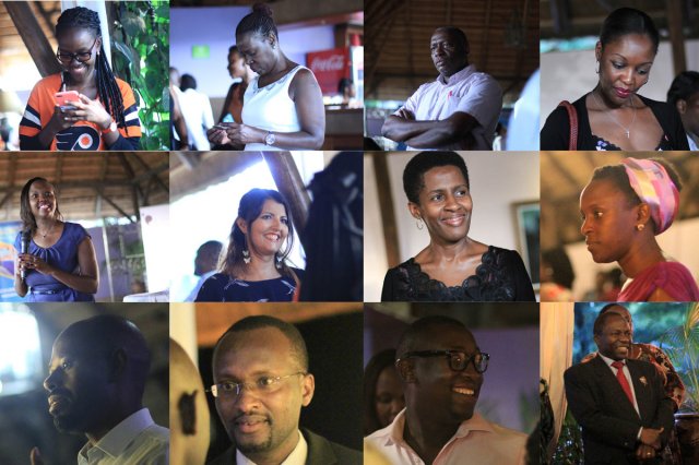 A collage of the guests at the meet and greet