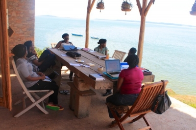 Writing Retreat 9-12 October 2015 at Bulago Island